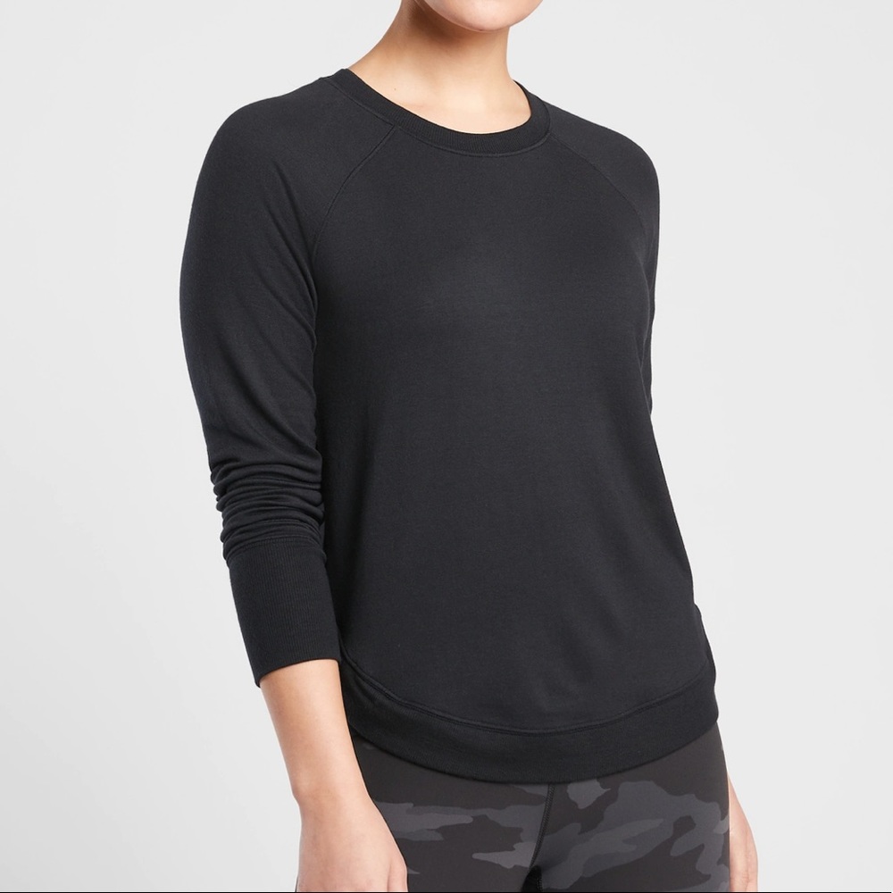 Black Athleta Crew Neck
